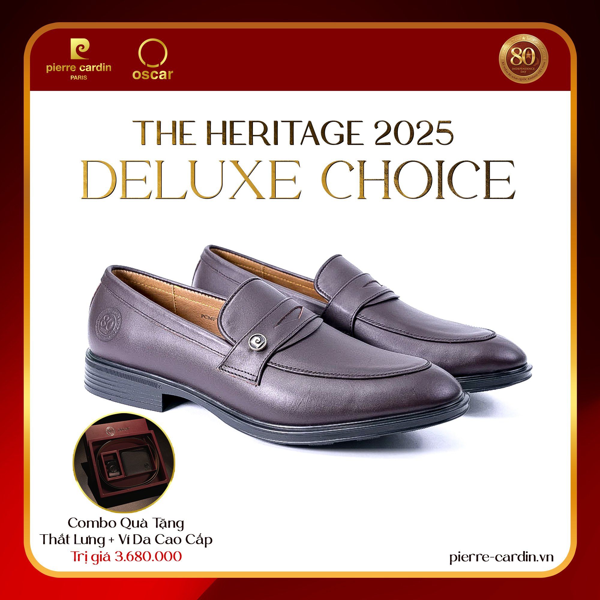 Pierre Cardin Paris Vietnam | Giày Penny Loafer Pierre Cardin - PCMFWLJ 812