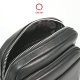 Túi Đeo Chéo Nam Oscar - 067 (Da Vân Hạt Cổ Điển, Thiết Kế Đa Ngăn Tiện Dụng)