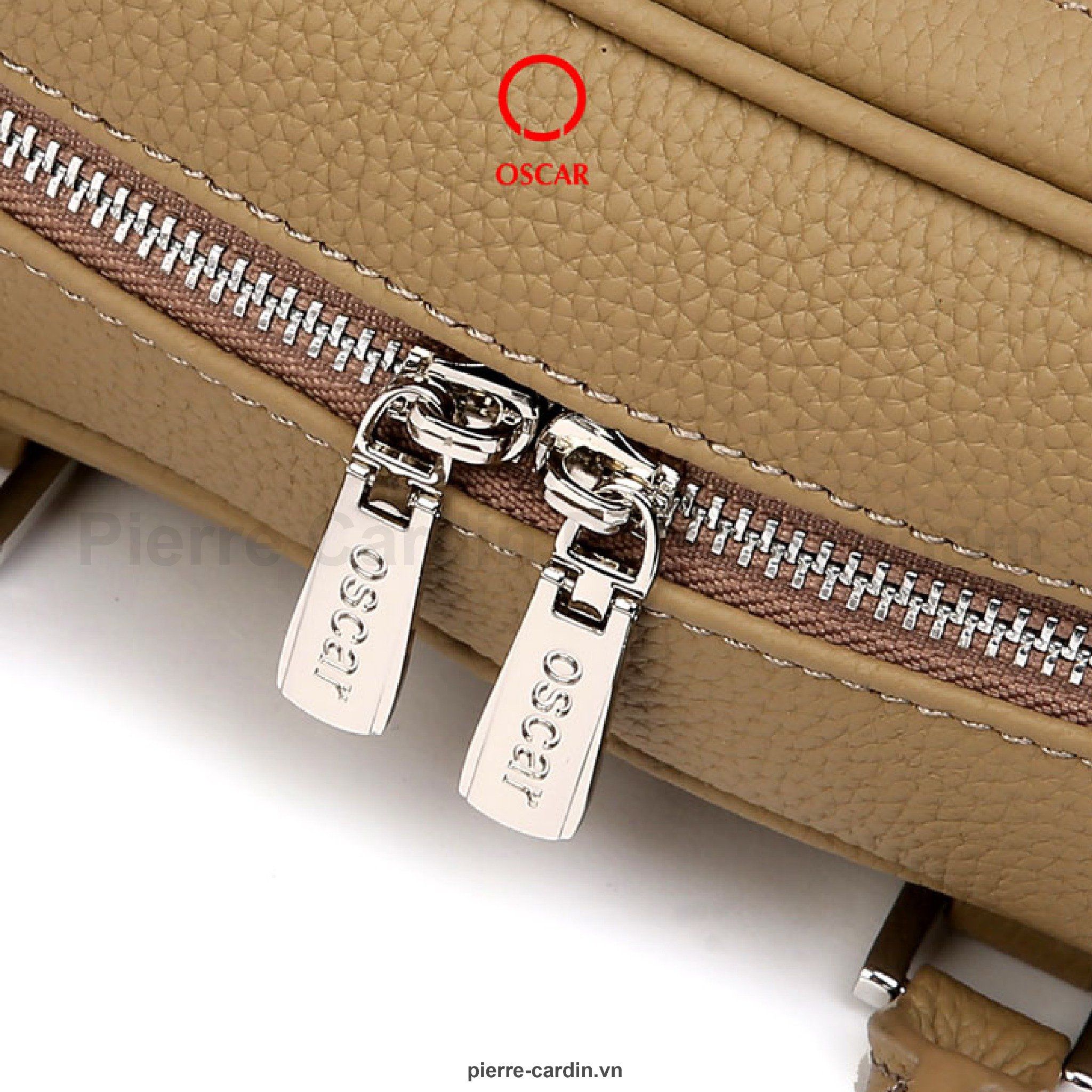 Pierre Cardin Paris Vietnam | Túi Bowler Bag Da Bò Thật Oscar Fashion Phong Cách Modern Murse - OCWHBLJ 112