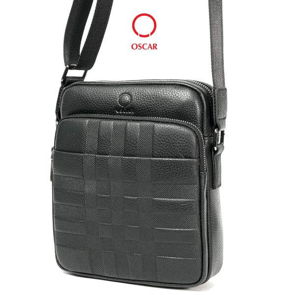 Túi Đeo Chéo Nam Oscar - 068 (Họa Tiết Kẻ Ô 3D, Phong Cách Casual Năng Động)