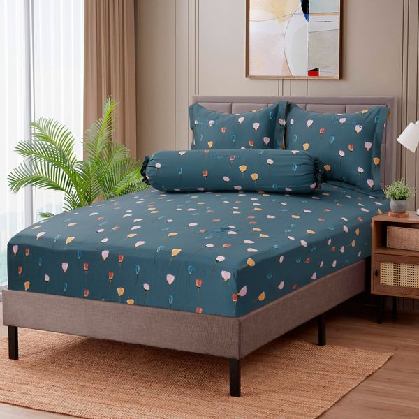 Bộ drap - áo gối Funny 026 Tencel 60s