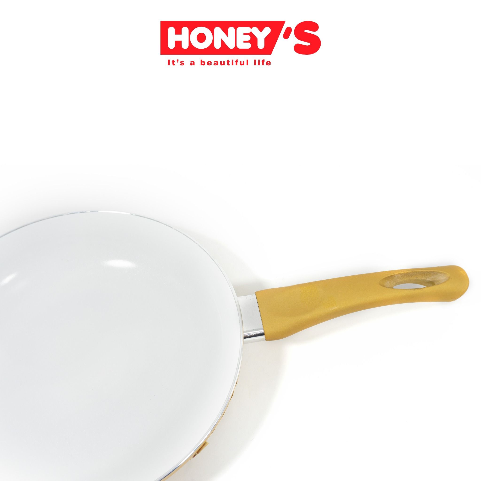 CHẢO CERAMIC CHỊU NHIỆT SIZE 26CM  MÀU NGẪU NHIÊN - HO-AF1C262 (KHÔNG DÙNG BẾP TỪ)
