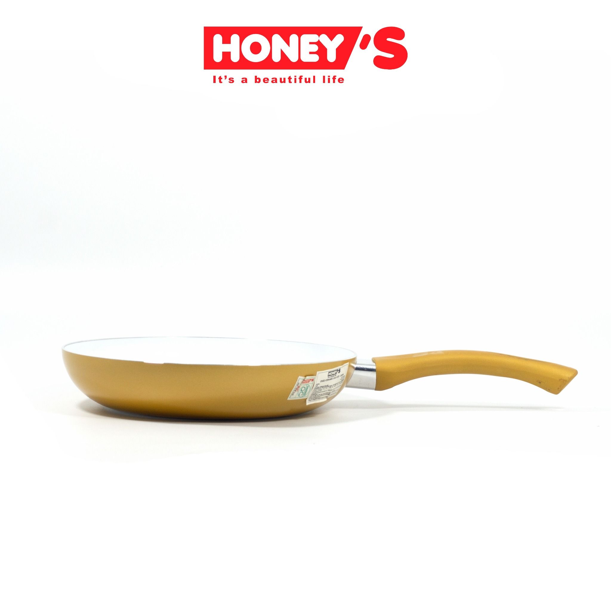 CHẢO CERAMIC CHỊU NHIỆT SIZE 26CM  MÀU NGẪU NHIÊN - HO-AF1C262 (KHÔNG DÙNG BẾP TỪ)
