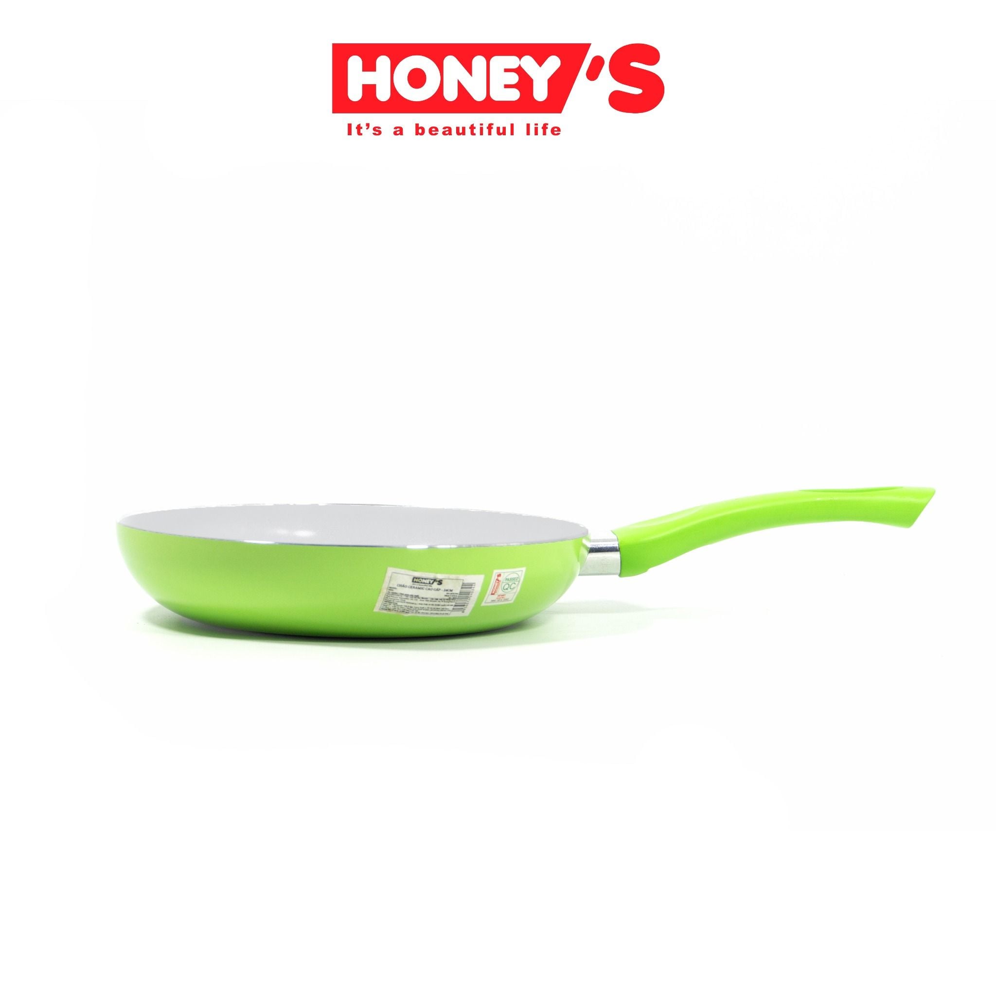 CHẢO CERAMIC CAO CẤP HONEY'S  SIZE 30CM MÀU NGẪU NHIÊN - HO-AF1C301