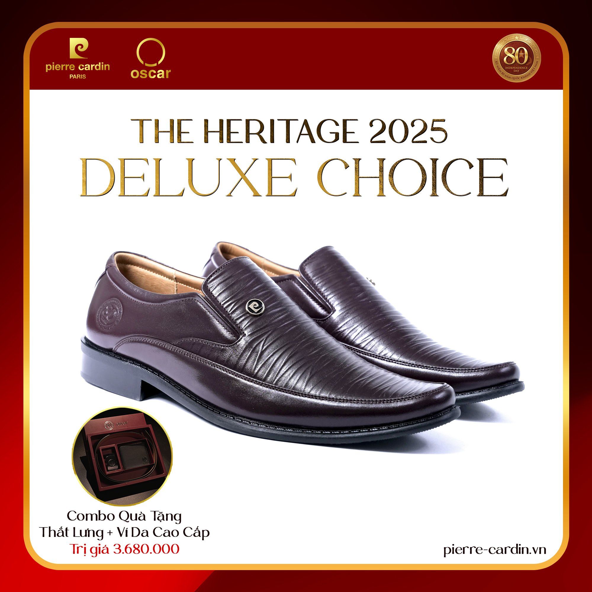 Pierre Cardin Paris Vietnam | Giày Tây Nam Cao Cấp Pierre Cardin - PCMFWLJ 817