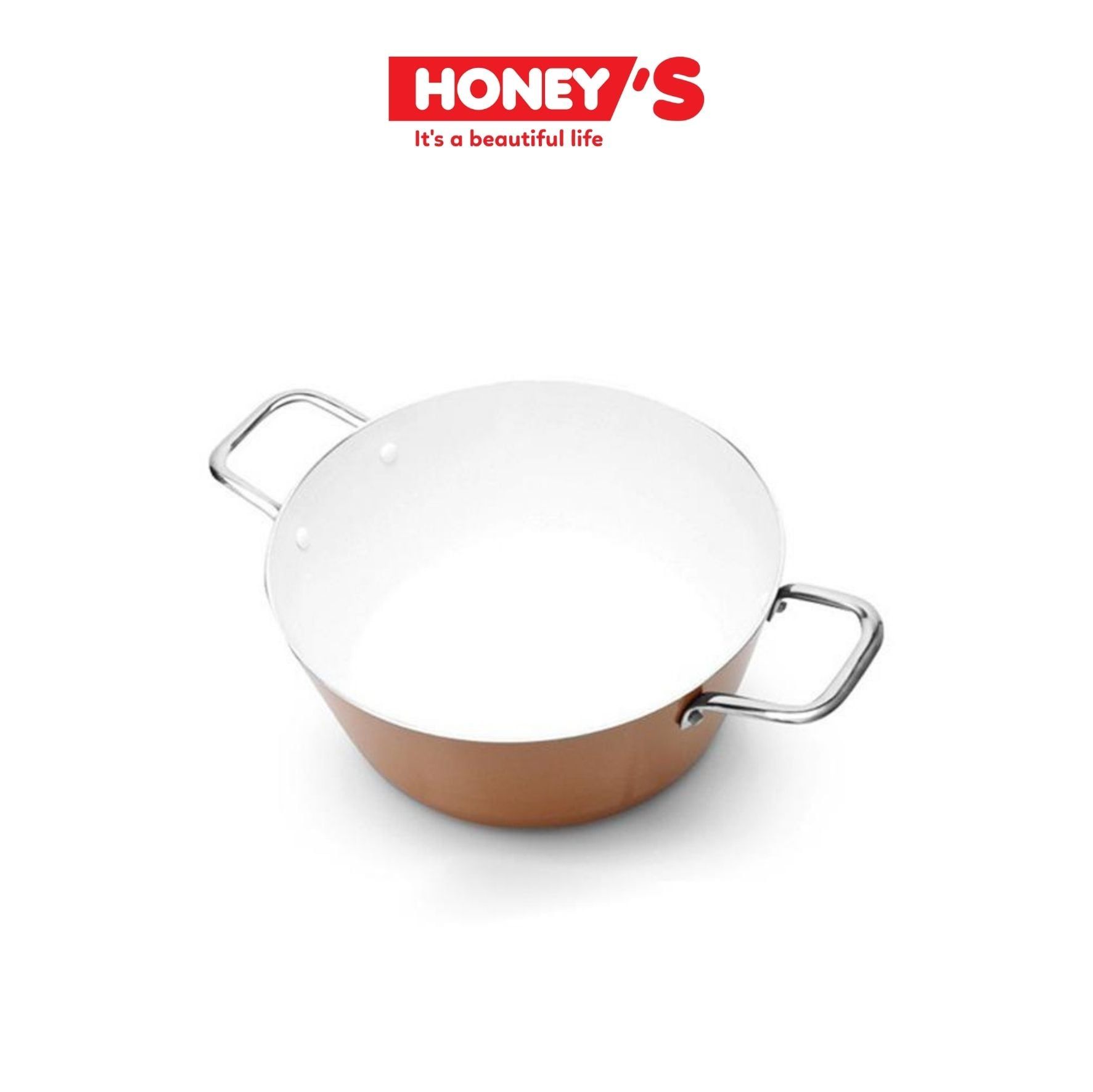 NỒI PHỦ SỨ AN TOÀN HONEY'S 20CM -  HO-AP2C202