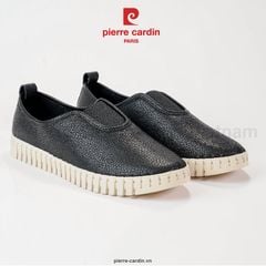 [Giao Hoả Tốc 3h] Giày Lười Nữ Pierre Cardin Mã 291 – Da Ánh Kim Thời Thượng & Đế Răng Cưa Độc Đáo