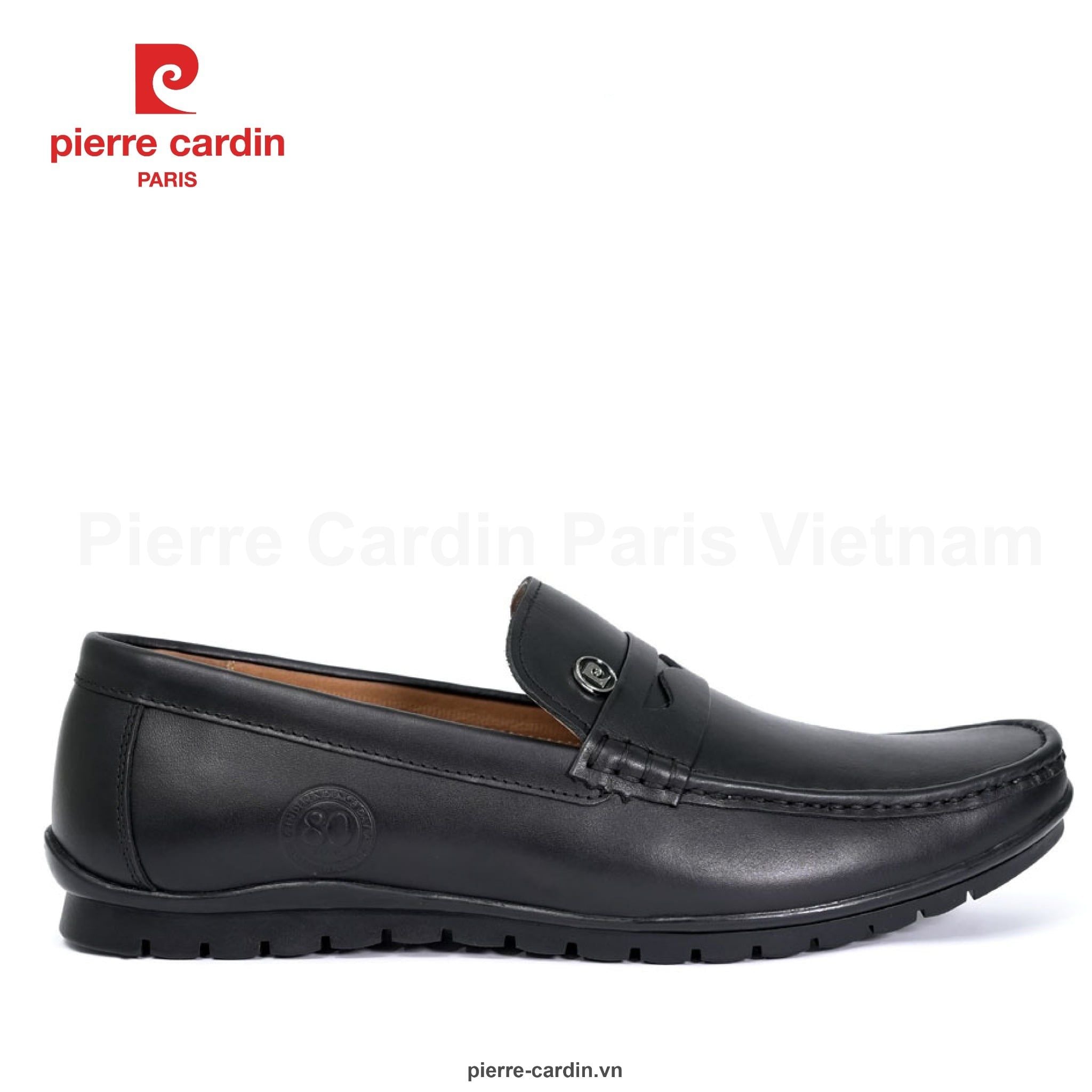 Pierre Cardin Paris Vietnam | Giày Penny Moccasins Pierre Cardin - PCMFWLJ 533 (BLACK & BROWN)
