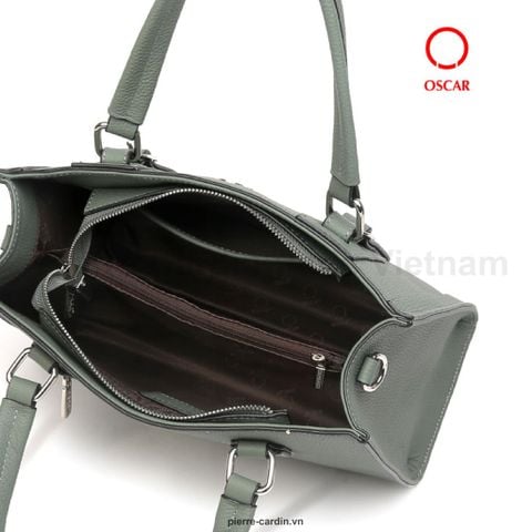 Túi Xách Nữ Da Bò Thật Oscar Fashion Phong Cách Neo-Modern Classic - OCWHBLJ 115 (BLUE)