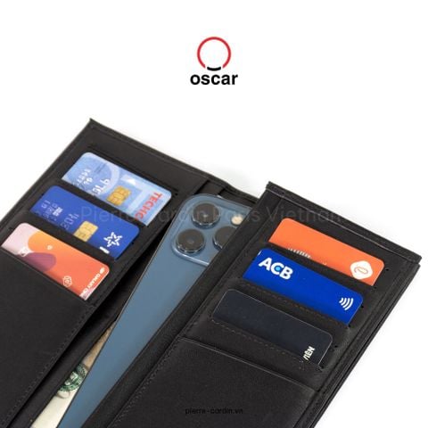 Ví Da Bản Dài Thời Trang Oscar Fashion - OCMWLLH 063 (BLACK)