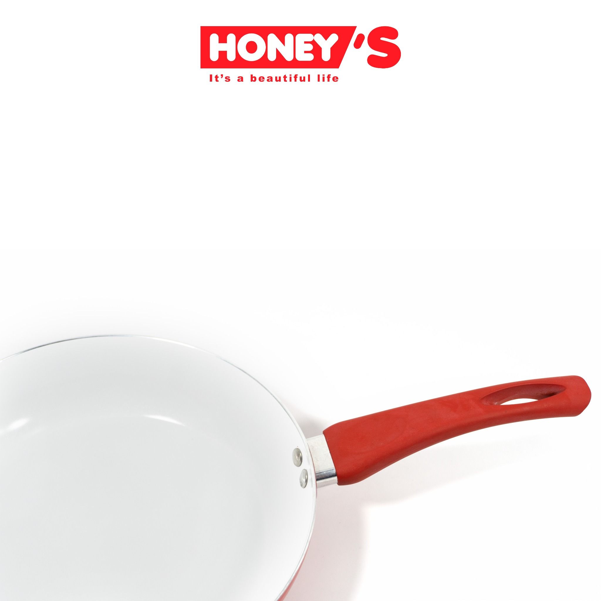 CHẢO CERAMIC CHỊU NHIỆT SIZE 26CM  MÀU NGẪU NHIÊN - HO-AF1C262 (KHÔNG DÙNG BẾP TỪ)