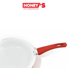 CHẢO CERAMIC CHỊU NHIỆT SIZE 26CM  MÀU NGẪU NHIÊN - HO-AF1C262 (KHÔNG DÙNG BẾP TỪ)