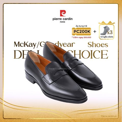Giày Penny Loafer Pierre Cardin - PCMFWLE 331 (BLACK)