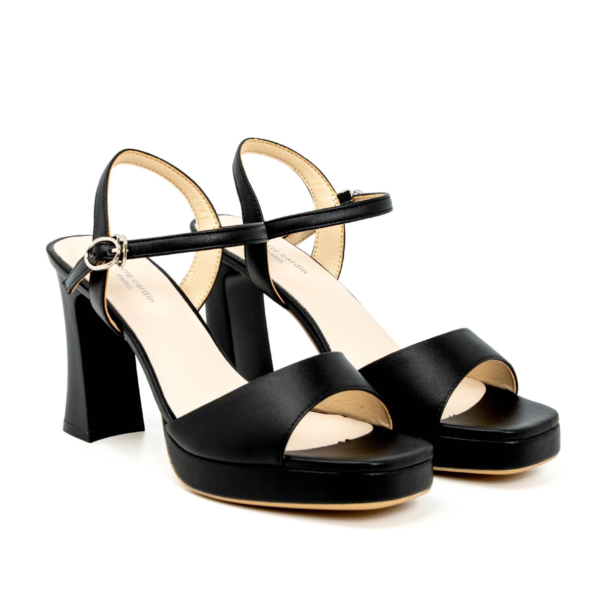 Sandal nữ cao gót hở mũi Pierre Cardin 344