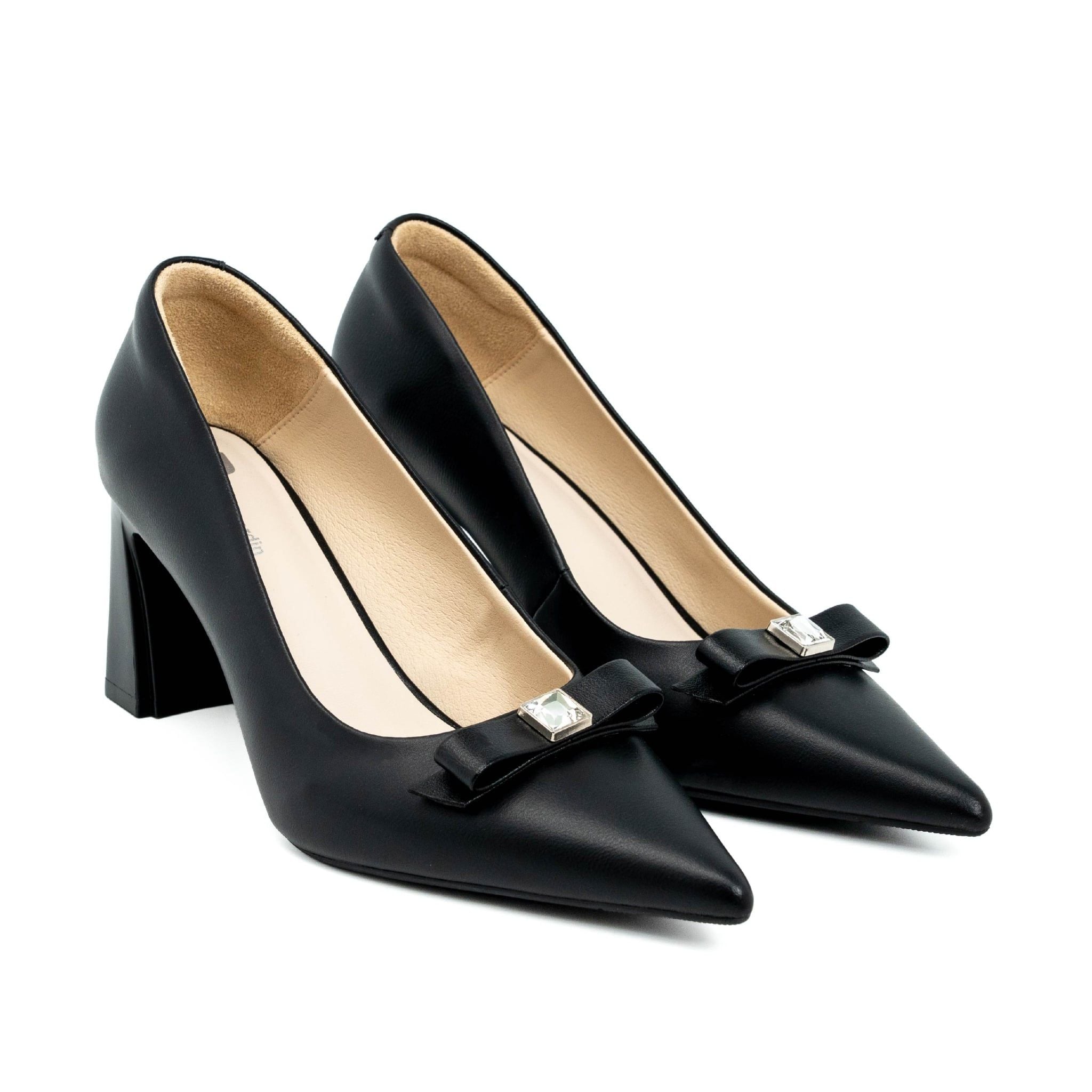 Giày nữ Pumps gót vuông Pierre Cardin 345