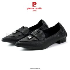 [Giao Hoả Tốc 3h] Giày Loafer Nữ Pierre Cardin Mã 305 – Da Nhám Cao Cấp & Mũi Nhọn Thanh Lịch