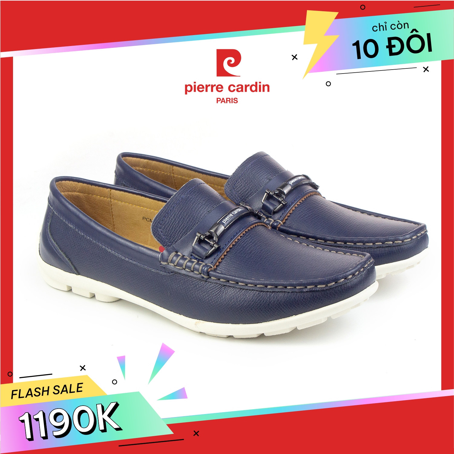 Giày mọi casual Pierre Cardin 517