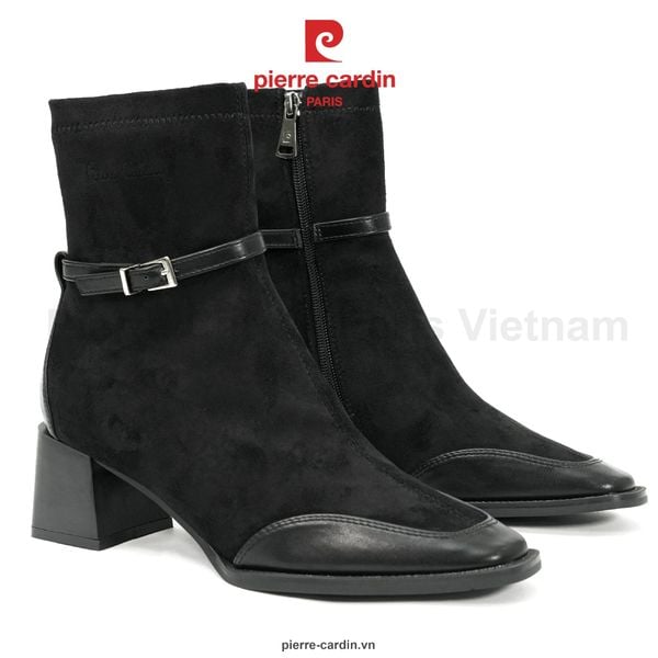 Giày Bốt Nữ Cổ Thấp Phong Cách Lãng Mạn Hiện Đại Pierre Cardin - PCWFWSJ 294