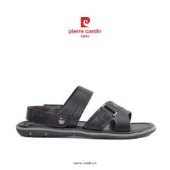 Sandals Da Cao Cấp Pierre Cardin - PCMFWLG 156 (BLACK)