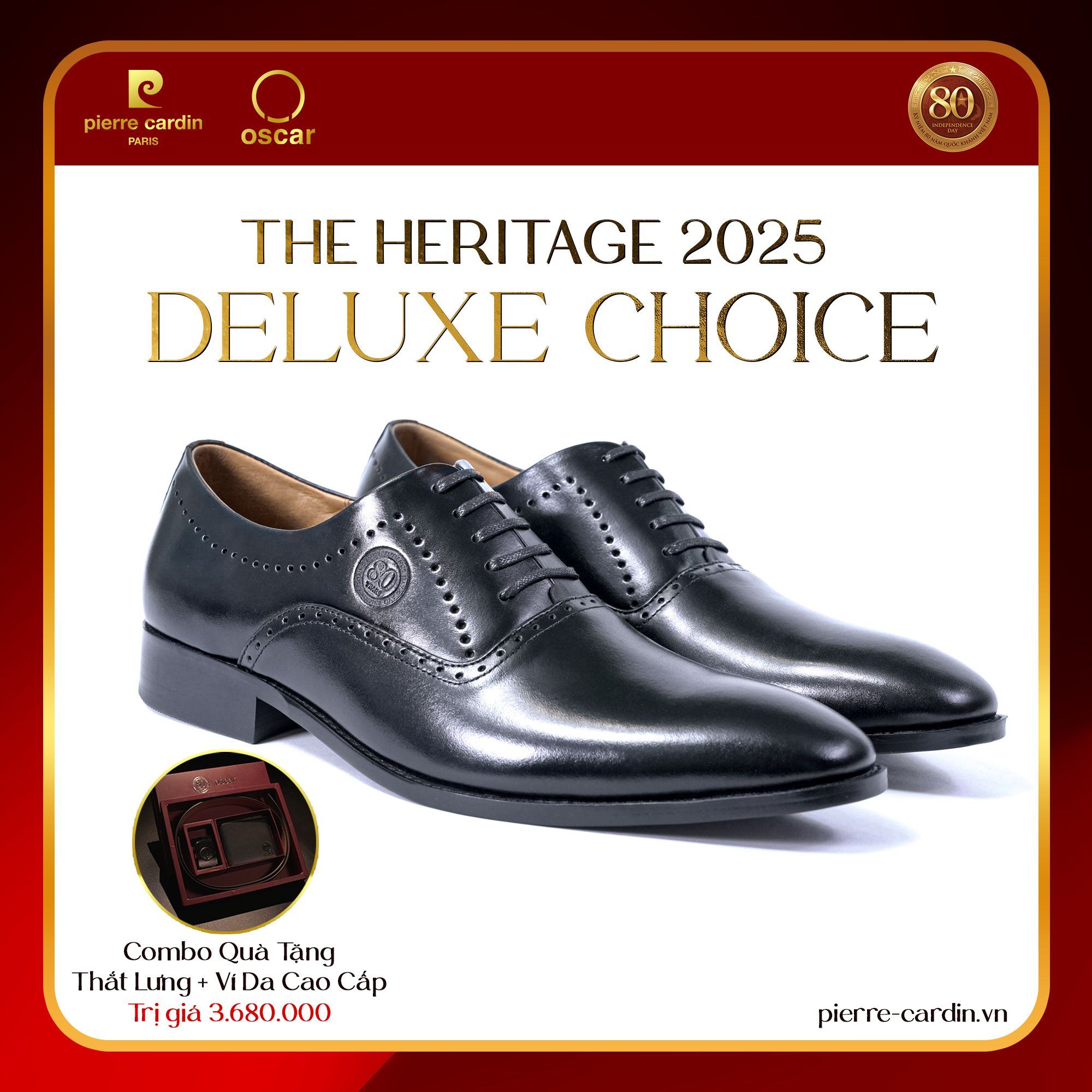 Pierre Cardin Paris Vietnam | Giày Tây Nam Cao Cấp Pierre Cardin - PCMFWLJ 375