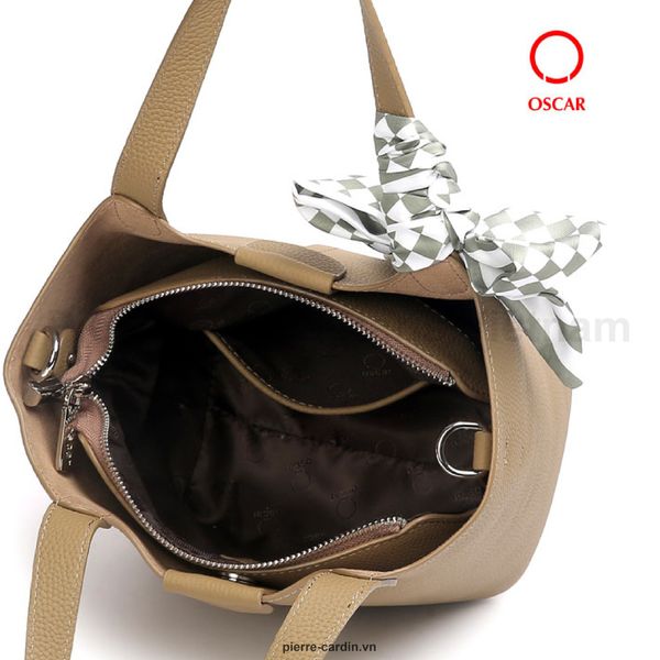 Túi Mini Tote Bag Da Bò Thật Oscar Fashion Phong Cách Thời Trang Petite Luxe - OCWHBLJ 113