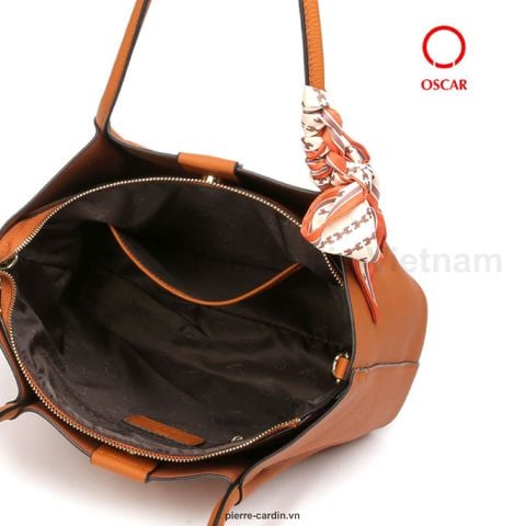 Túi Tote Bag Da Bò Thật Oscar Fashion Phong Cách Cổ Điển - OCWHBLJ 114 (BROWN)