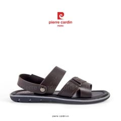 Sandals Da Cao Cấp Pierre Cardin - PCMFWLG 156 (BLACK)