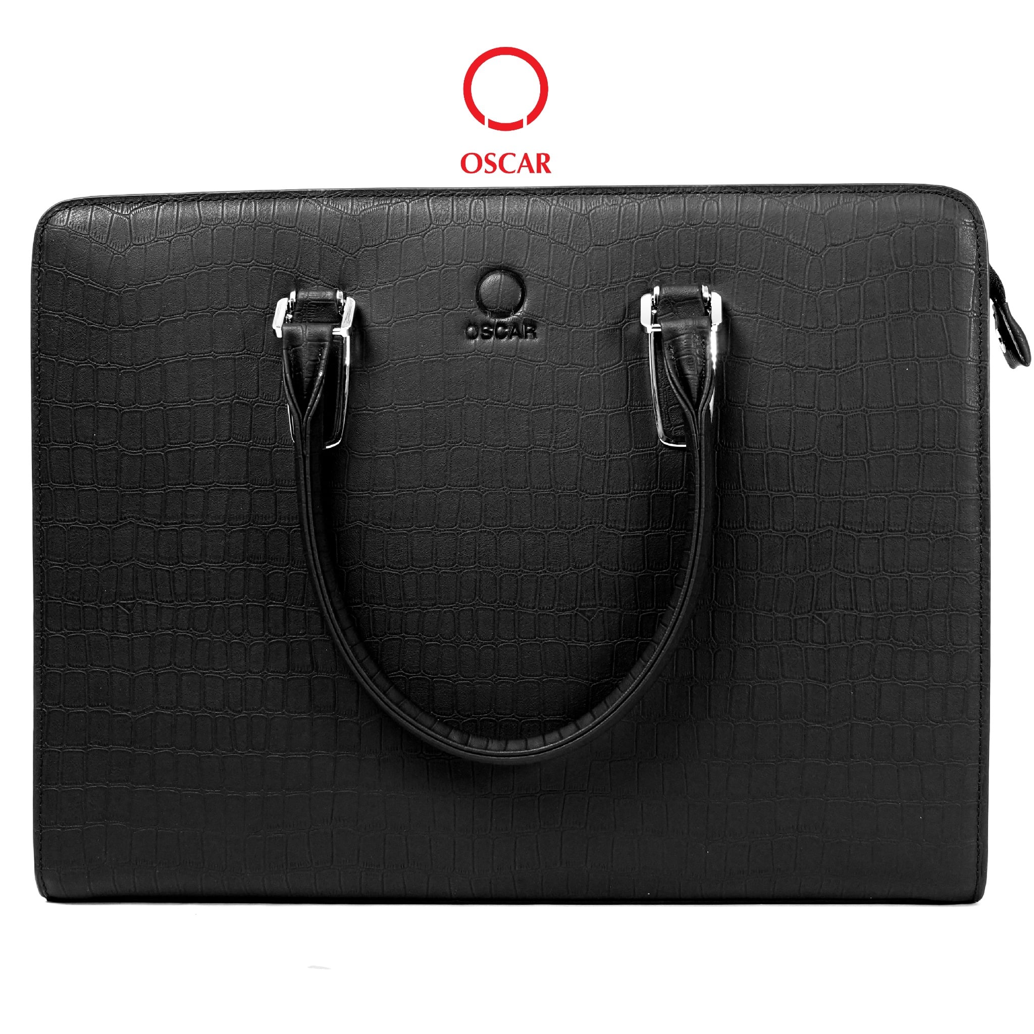 Túi Xách Nam Công Sở Oscar – 064 (Da Vân Cá Sấu Sang Trọng, Đẳng Cấp Thượng Lưu)
