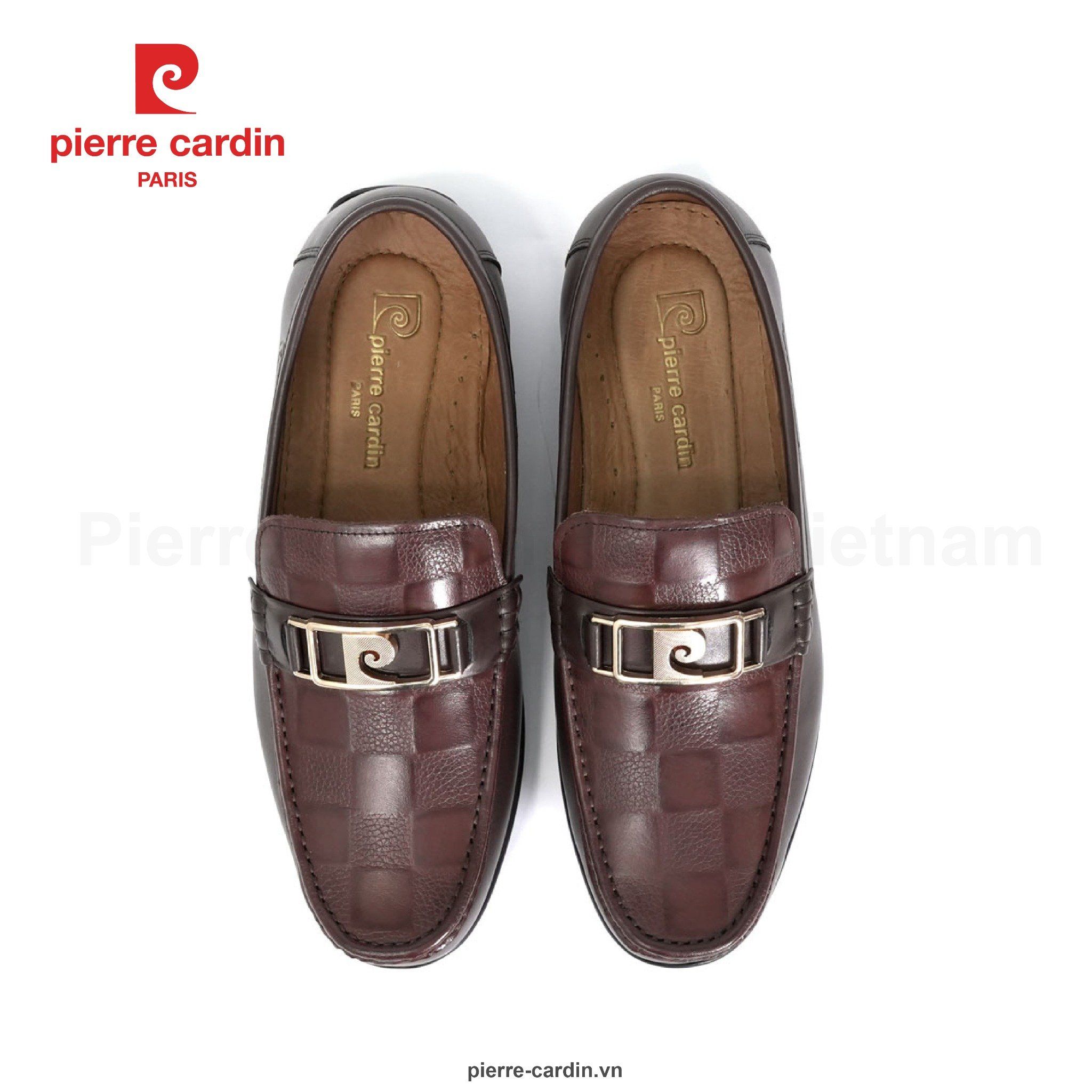 Pierre Cardin Paris Vietnam | Giày Horsebit Moccasins Hàng Hiệu Pierre Cardin - PCMFWLJ 809 (BLACK & BROWN)