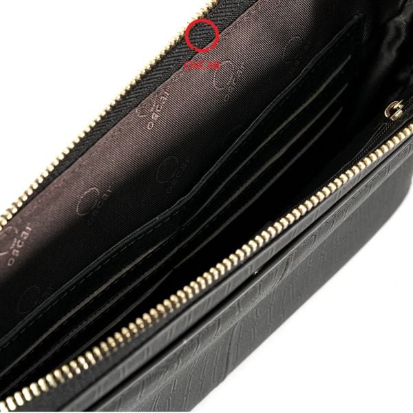 Ví Cầm Tay Nam Oscar - 015 (Clutch Da Phối Vân Cá Sấu Sang Trọng, Thiết Kế Lịch Lãm)