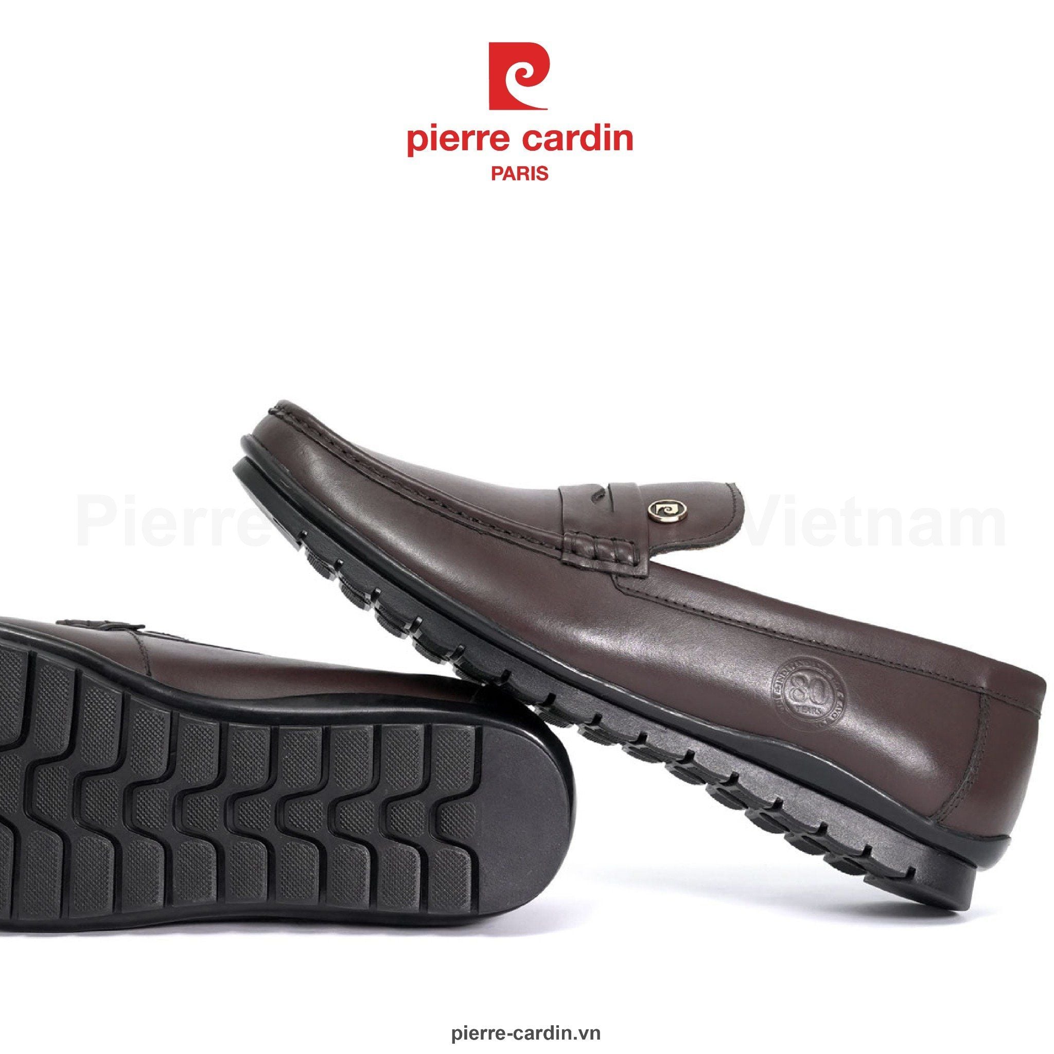 Pierre Cardin Paris Vietnam | Giày Penny Moccasins Pierre Cardin - PCMFWLJ 533 (BLACK & BROWN)