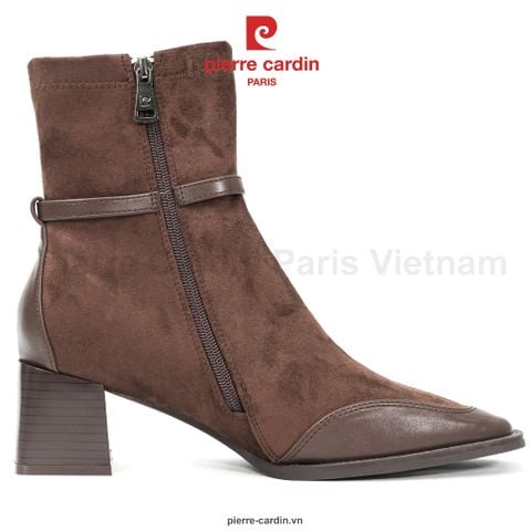 Giày Bốt Nữ Cổ Thấp Phong Cách Lãng Mạn Hiện Đại Pierre Cardin - PCWFWSJ 294 (BROWN)