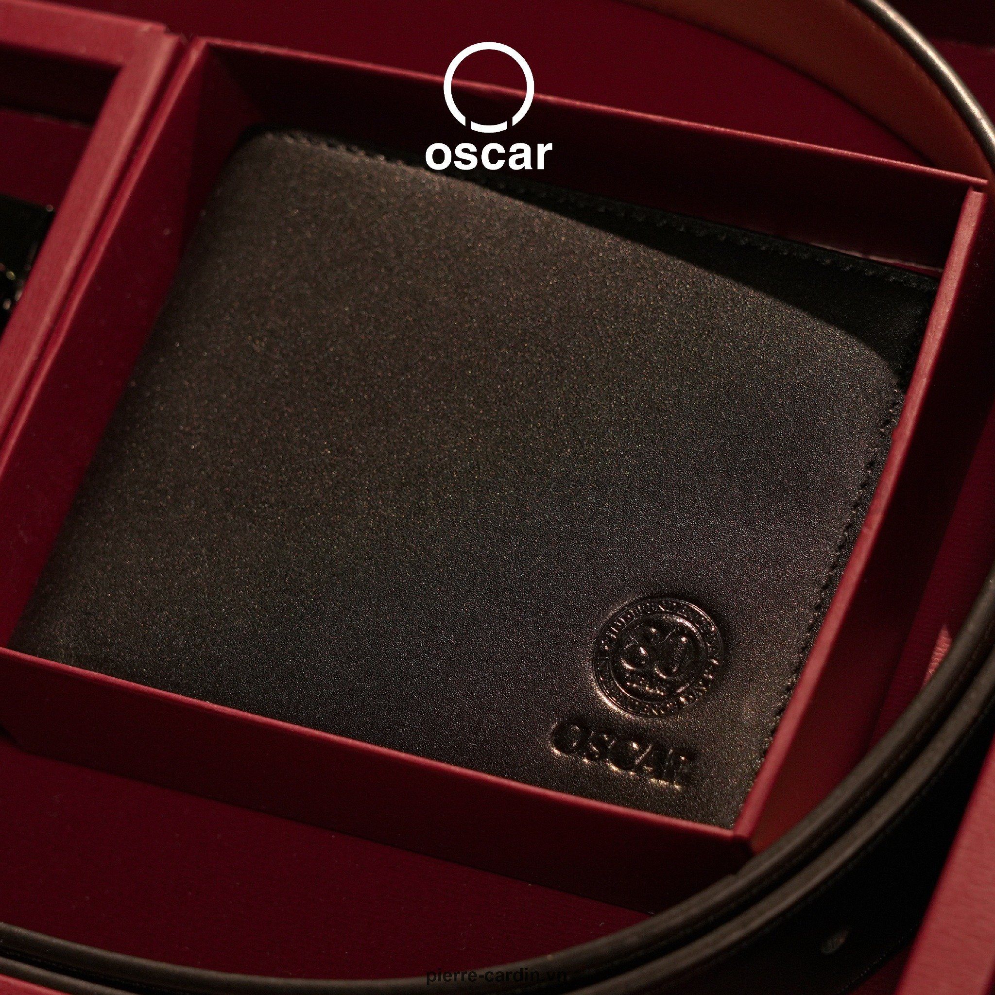 Pierre Cardin Paris Vietnam | Bộ Combo Thắt Lưng & Ví Da Thời Trang Thượng Hạng Oscar Fashion - OCMBLAJ 118