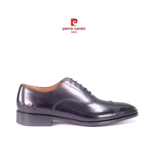 Giày Brogue Oxford Đế Da Pierre Cardin - PCMFWLH 362 (BLACK)