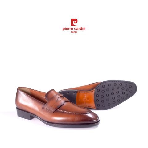 Giày Penny Loafer Đế Da Pierre Cardin - PCMFWLH 361 (GOLD)