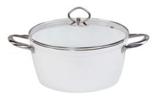Nồi Ceramic Honey's HO-AP2C221 size 22 cm màu trắng  (dùng được bếp từ)
