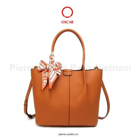 Túi Tote Bag Da Bò Thật Oscar Fashion Phong Cách Cổ Điển - OCWHBLJ 114 (BROWN)