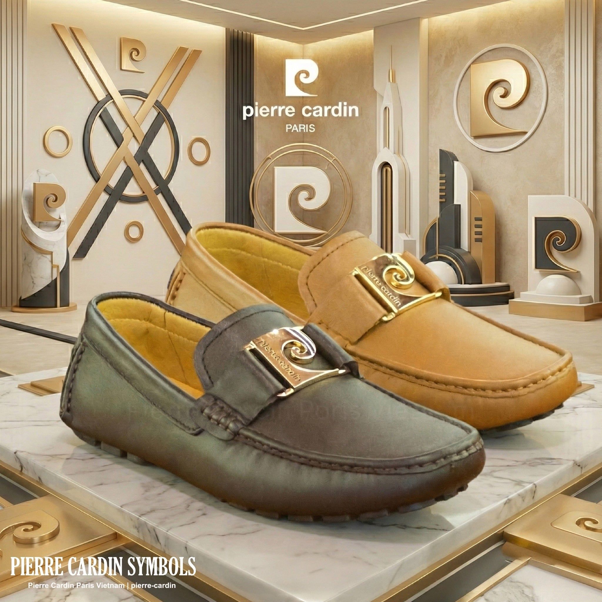 Giày mọi casual Pierre Cardin 526