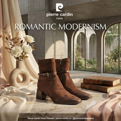 Giày Bốt Nữ Cổ Thấp Phong Cách Lãng Mạn Hiện Đại Pierre Cardin - PCWFWSJ 294