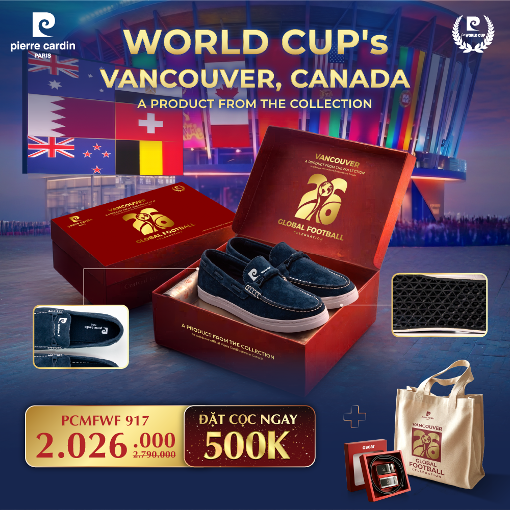 Giày thể thao thời trang World Cup’s Vancouver Pierre Cardin 917