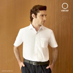 Áo Sơ Mi Tay Ngắn Oscar Fashion - OCMSKSH 055 (WHITE)