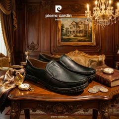 Giày Mọi Da Bò Nappa Cao Cấp Pierre Cardin - PCMFWLH 801 (BLACK)