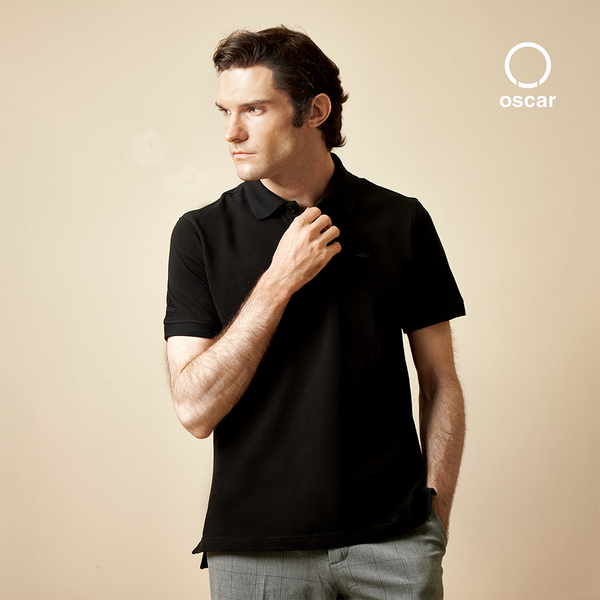 [BLACK] Áo Polo Thời Trang Nam Oscar Fashion - OCMTKSH 013