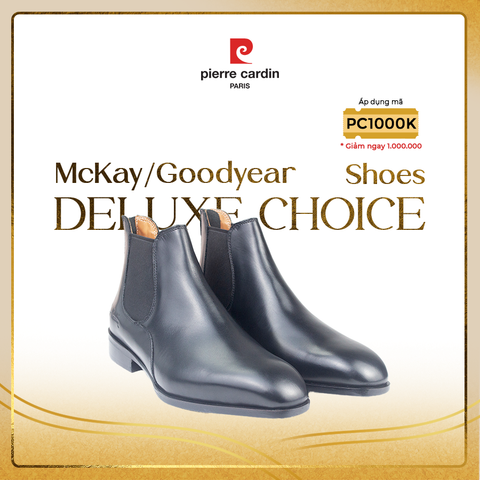 Bốt Cổ Cao Đế Da Pierre Cardin - PCMFWLH 371 (Da Bò Ý) - BROWN