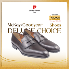 Giày Penny Loafer Cao Cấp Pierre Cardin - PCMFWLH 369 (BLACK)