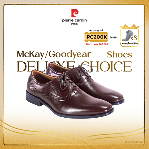 Giày Tây Đế Da Cao Cấp Pierre Cardin - PCMFWLG 337 (BLACK)