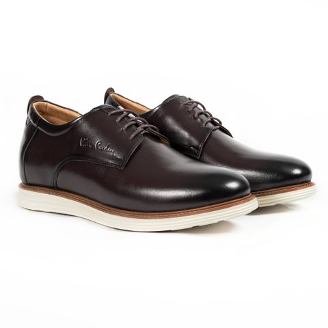 Giày Classic Plain Toe Derby Tăng Chiều Cao Pierre Cardin - PCMFWL 377 (+7cm)