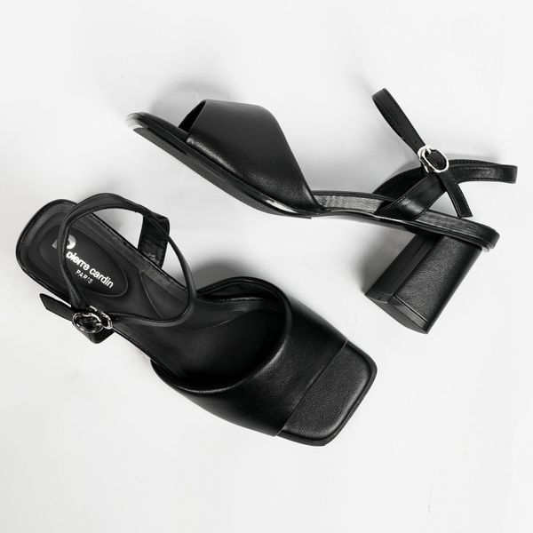 [Giao Hoả Tốc 3h] Sandal Cao Gót Nữ Pierre Cardin 293 – Đế Vuông Thanh Lịch & Thời Thượng