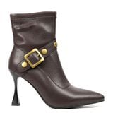 Giày Boots Nữ Pierre Cardin - 298 (Da Thật Vân Hạt, Gót Thanh Mảnh & Khóa Đồng Sang Trọng)