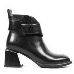 Giày Boots Nữ Pierre Cardin - 300 (Da Thật Cao Cấp, Thiết Kế Gót Khối Hình Học Hiện Đại)